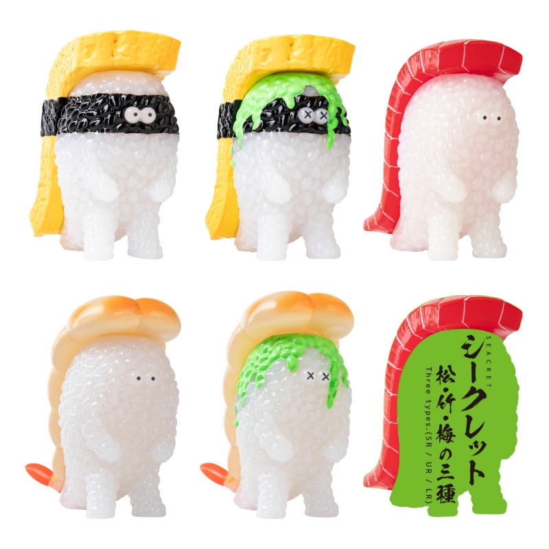 SUSHI MONSTER SUSHI-L.A. 1/1 SCALE REAL SUSHI SIZE FIGURE COLLECTION (box of 6)
